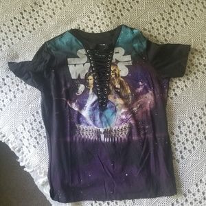 Star Wars destressed tee shirt Large